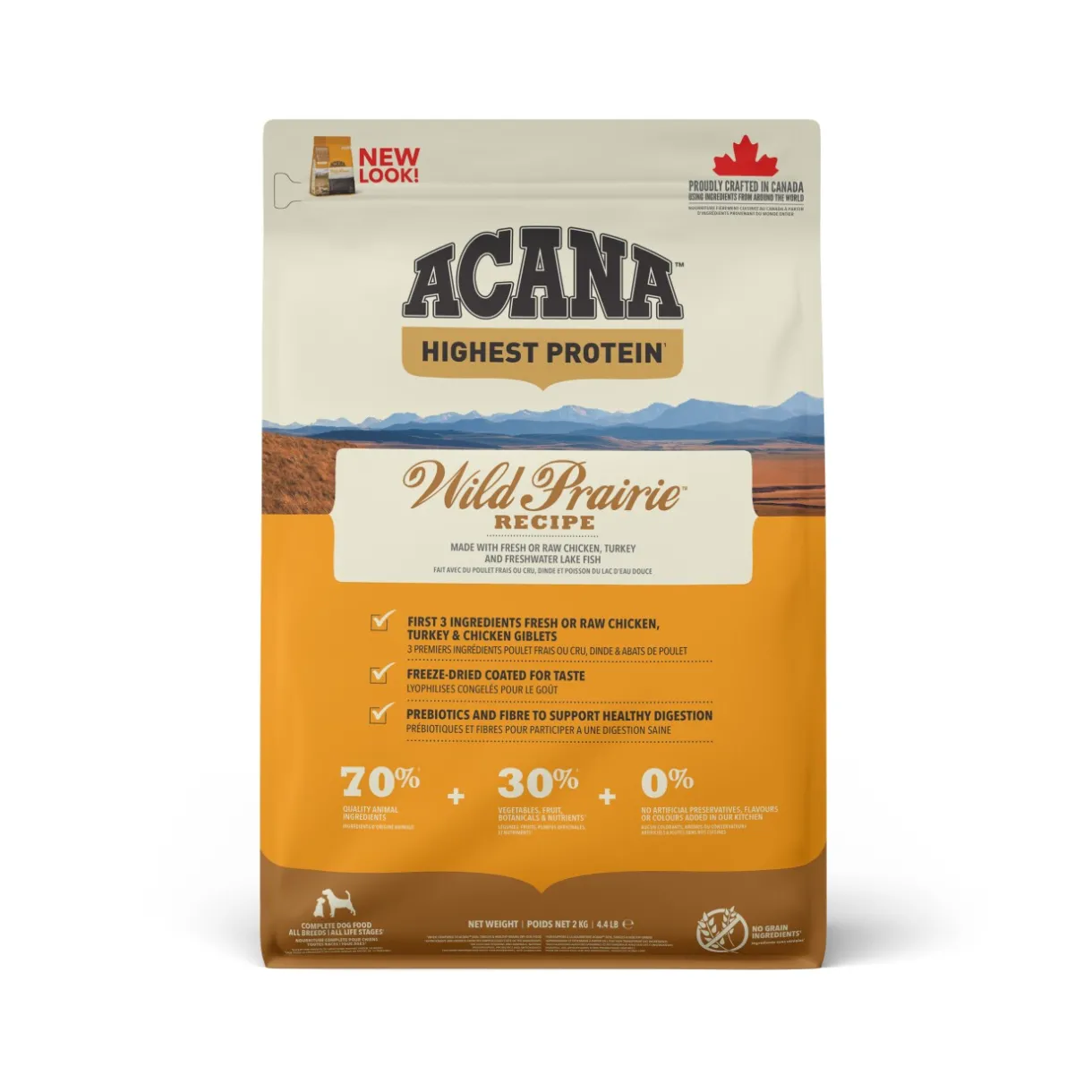 ACANA Croquettes^Croquettes chien Wild Prairie 2 kg