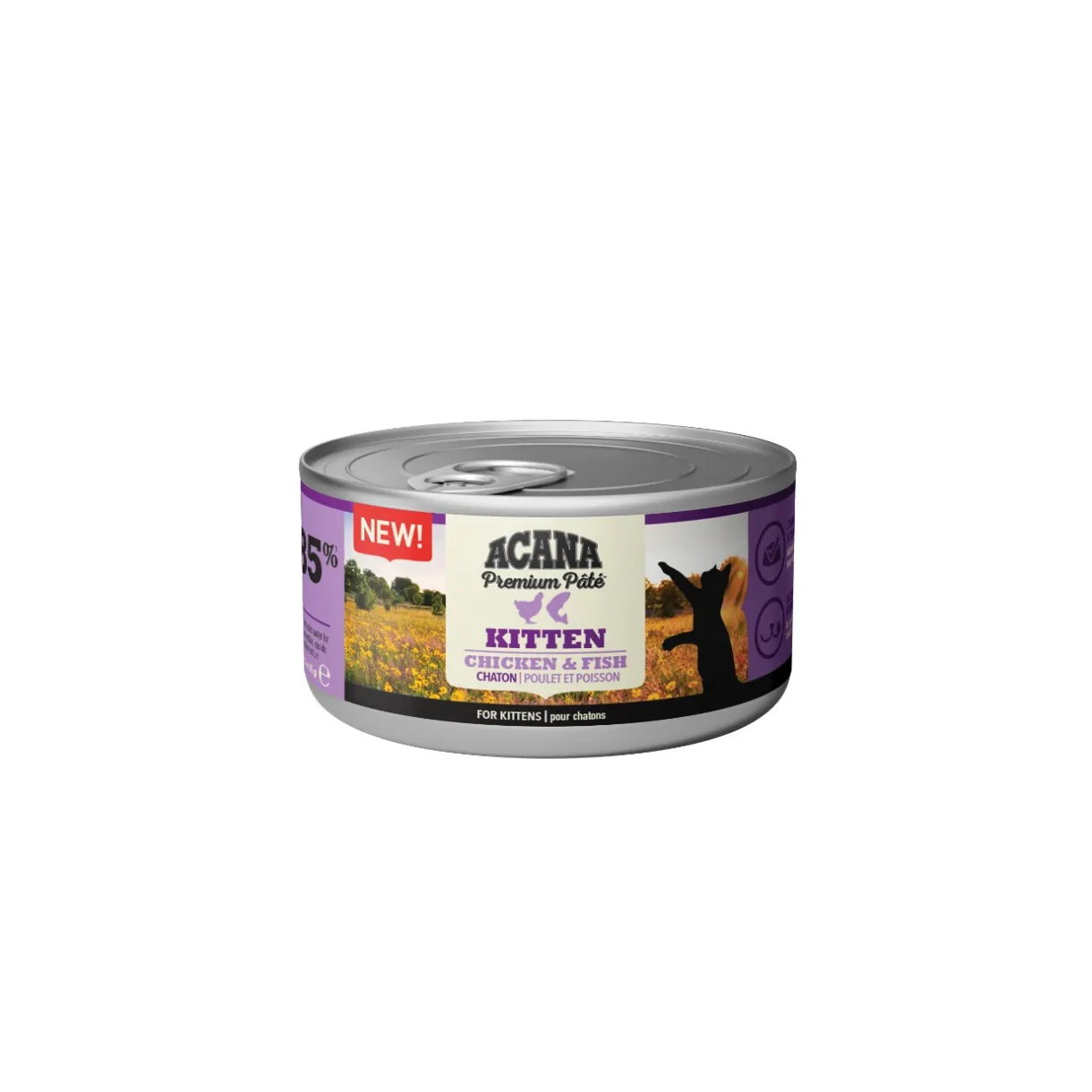 ACANA Nourriture Humide|Nourriture^Premium Pâté Kitten poulet et poisson 24x85 g