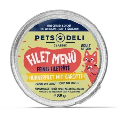 Nourriture Humide^Adult filet de poulet Menu aux carottes & au pissenlit 12 x 85 g