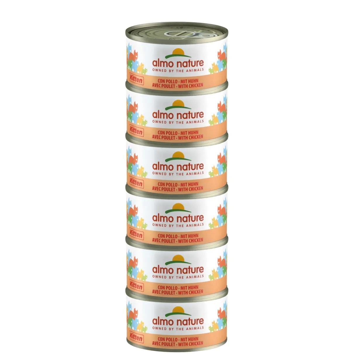 Almo nature Nourriture^Almo HFC 6x70g Poulet