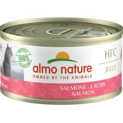 Almo nature Nourriture Humide^Jelly Cat saumon 24x70g