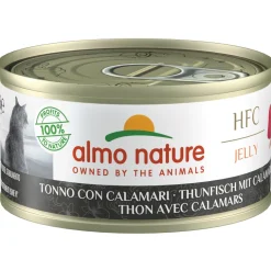 Almo nature Nourriture Humide^Jelly 24x70g Thon avec calamars