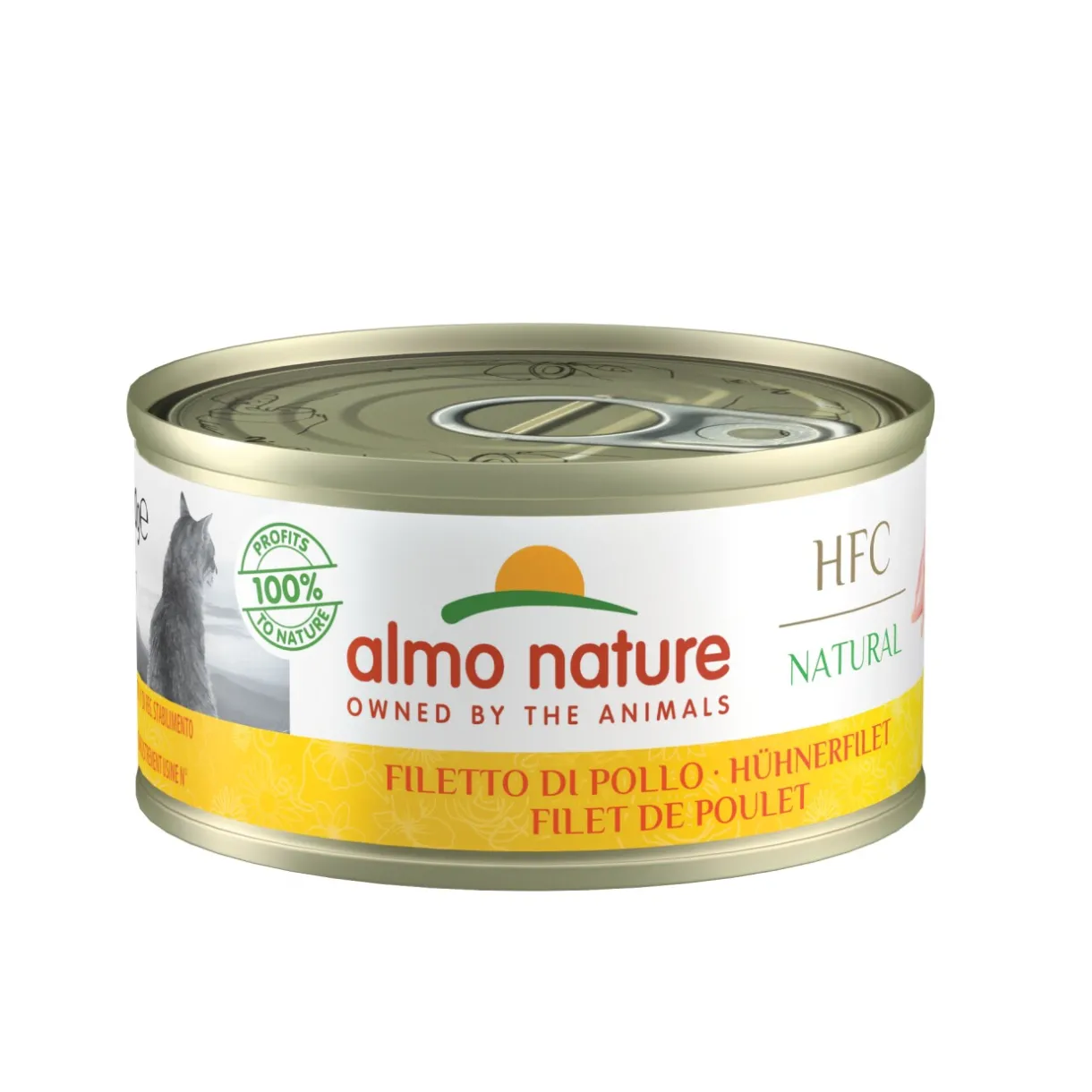Almo nature Nourriture Humide^Megapack Blanc de poulet 6 x 70 g