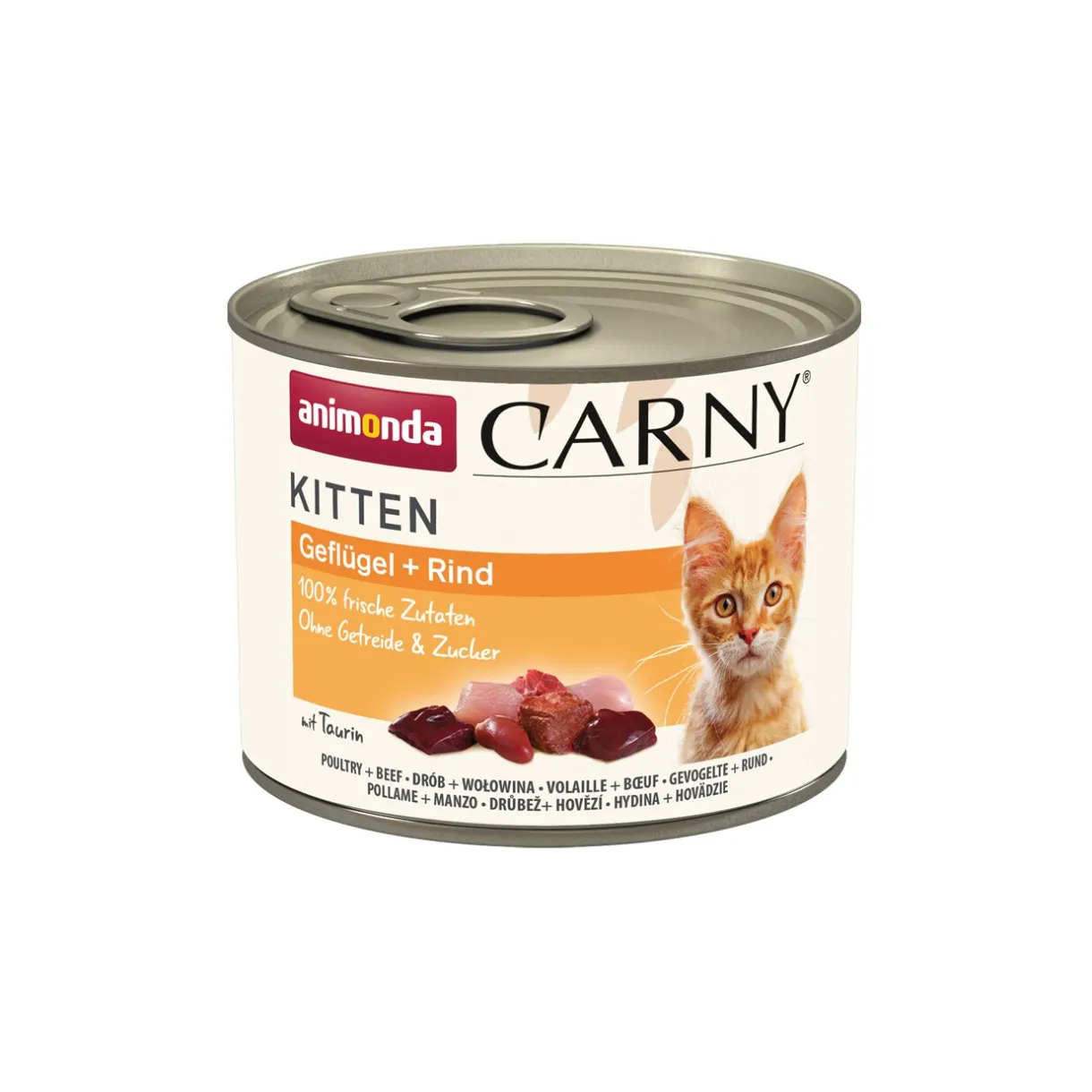 animonda Nourriture Humide|Nourriture^Carny nourriture humide pour chatons Volaille et bœuf 24x200 g