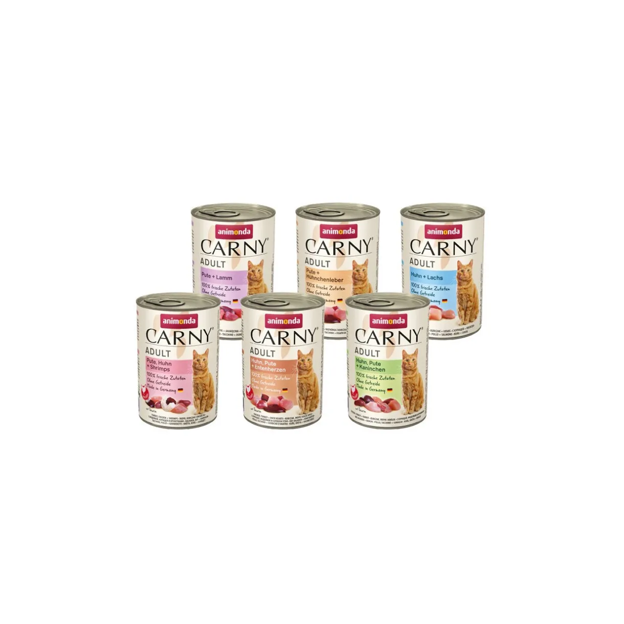 animonda Nourriture Humide^Carny nourriture humide pour chat adulte, pack mixte 6x400 g