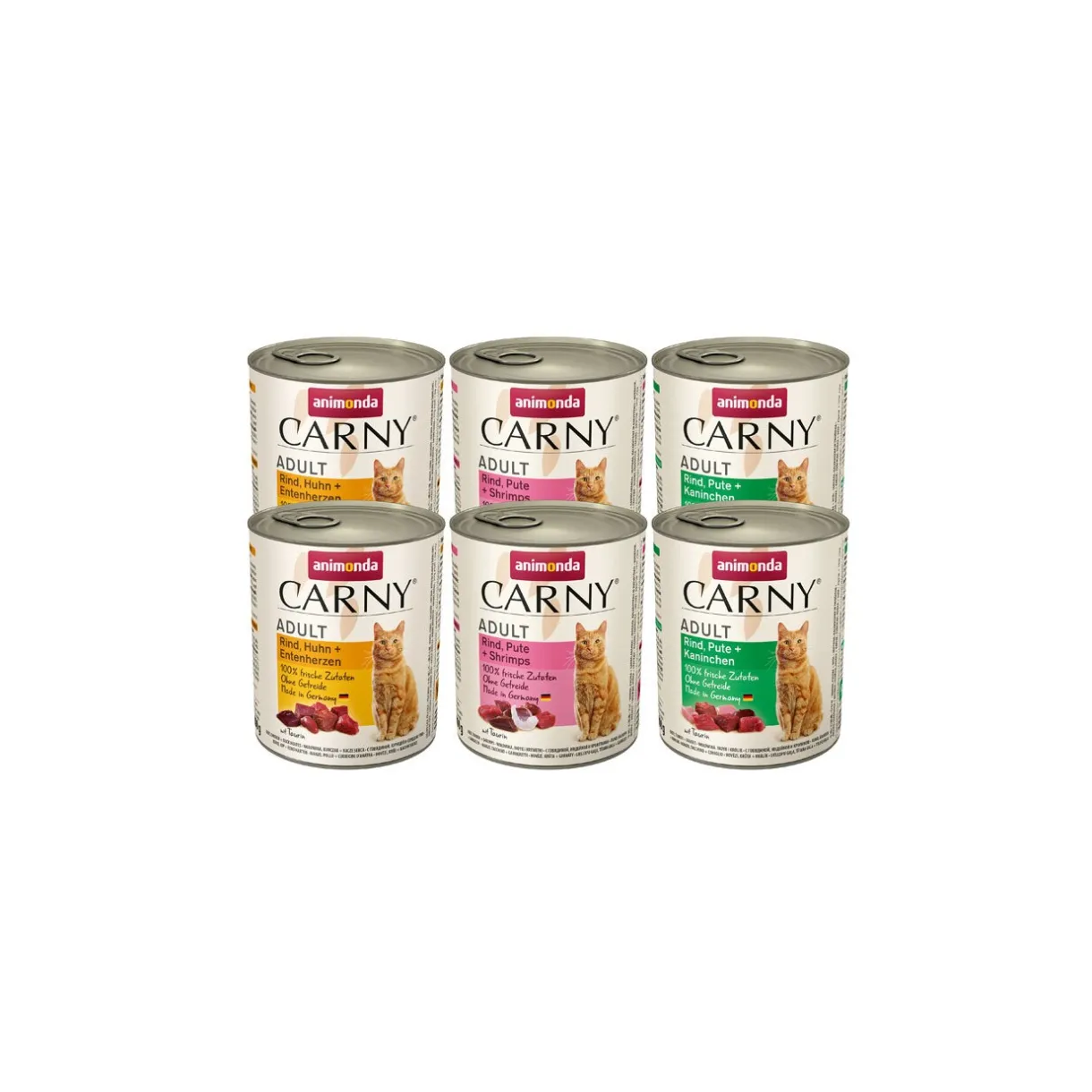 animonda Nourriture Humide^Carny nourriture humide pour chat adulte, pack mixte 6x800 g Pack mix 2