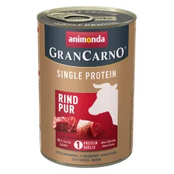 animonda Nourriture Humide^GranCarno Adult Single Protein Pur bœuf 6x400 g
