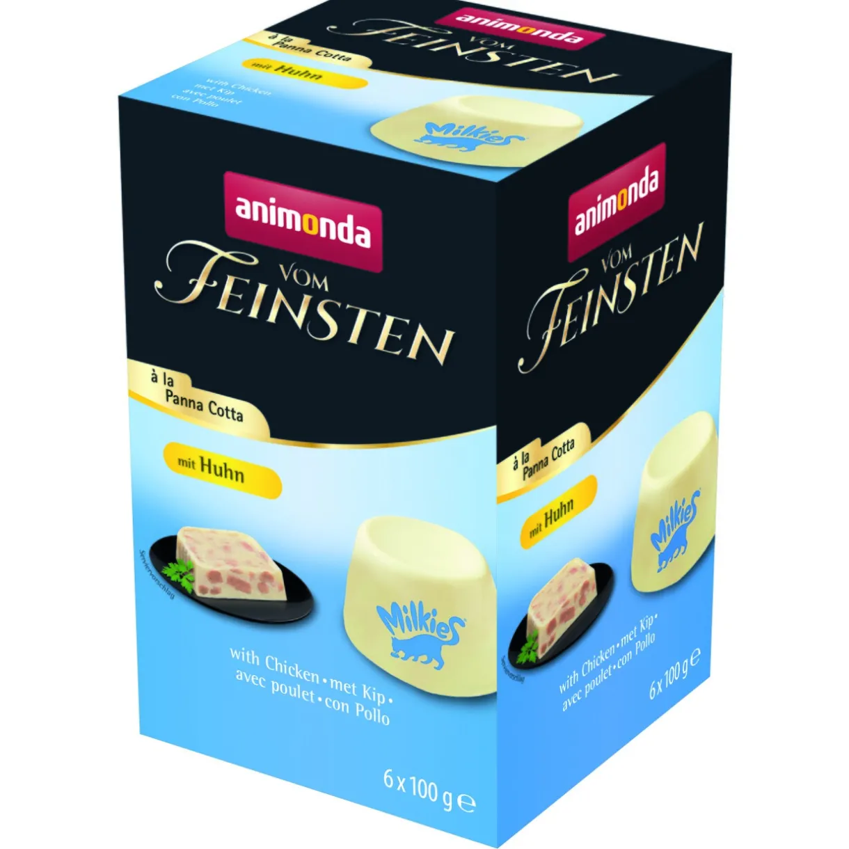 animonda Nourriture Humide^Vom Feinsten Adult à la Panna Cotta Poulet 6x100 g