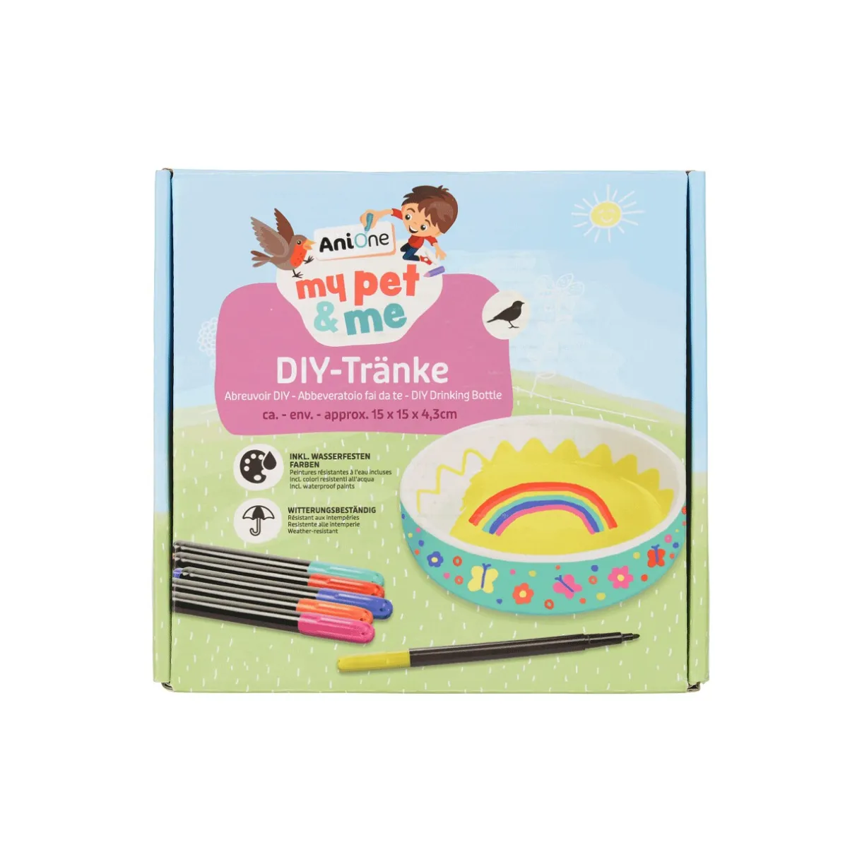AniOne Distributeurs De Graines|Distributeur De Nourriture^Abreuvoir my pet & me DIY