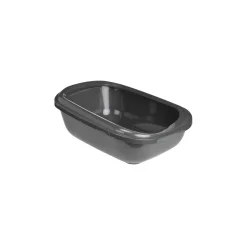 AniOne Bacs & Maisons De Toilette^Bac à Litière pour chat Mega Tray L gris foncé