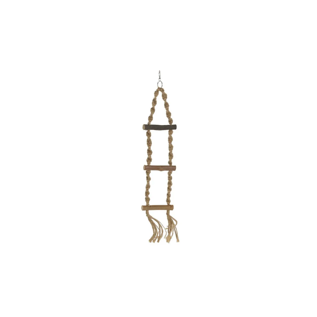 AniOne Gamelles & Abreuvoirs|Accessoires Pour Cage^Échelle de cordes en bois 40 cm