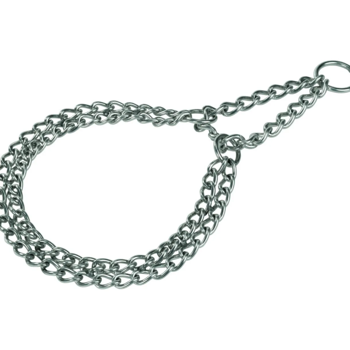 AniOne Colliers^Collier de chaîne en acier chromé S