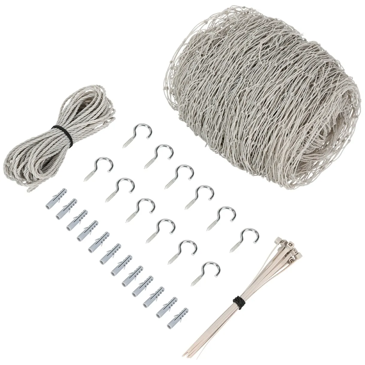 AniOne Filet De Protection^Filet de protection pour chat avec renfort de fil de fer 2 m, 6 m