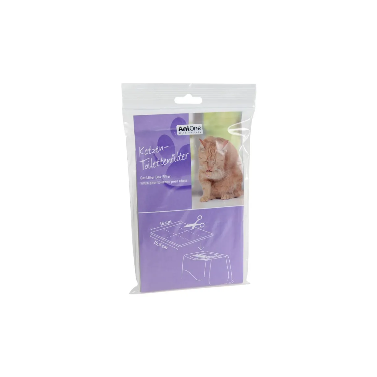 AniOne Accessoires Litière^Filtre pour toilettes pour chat 1