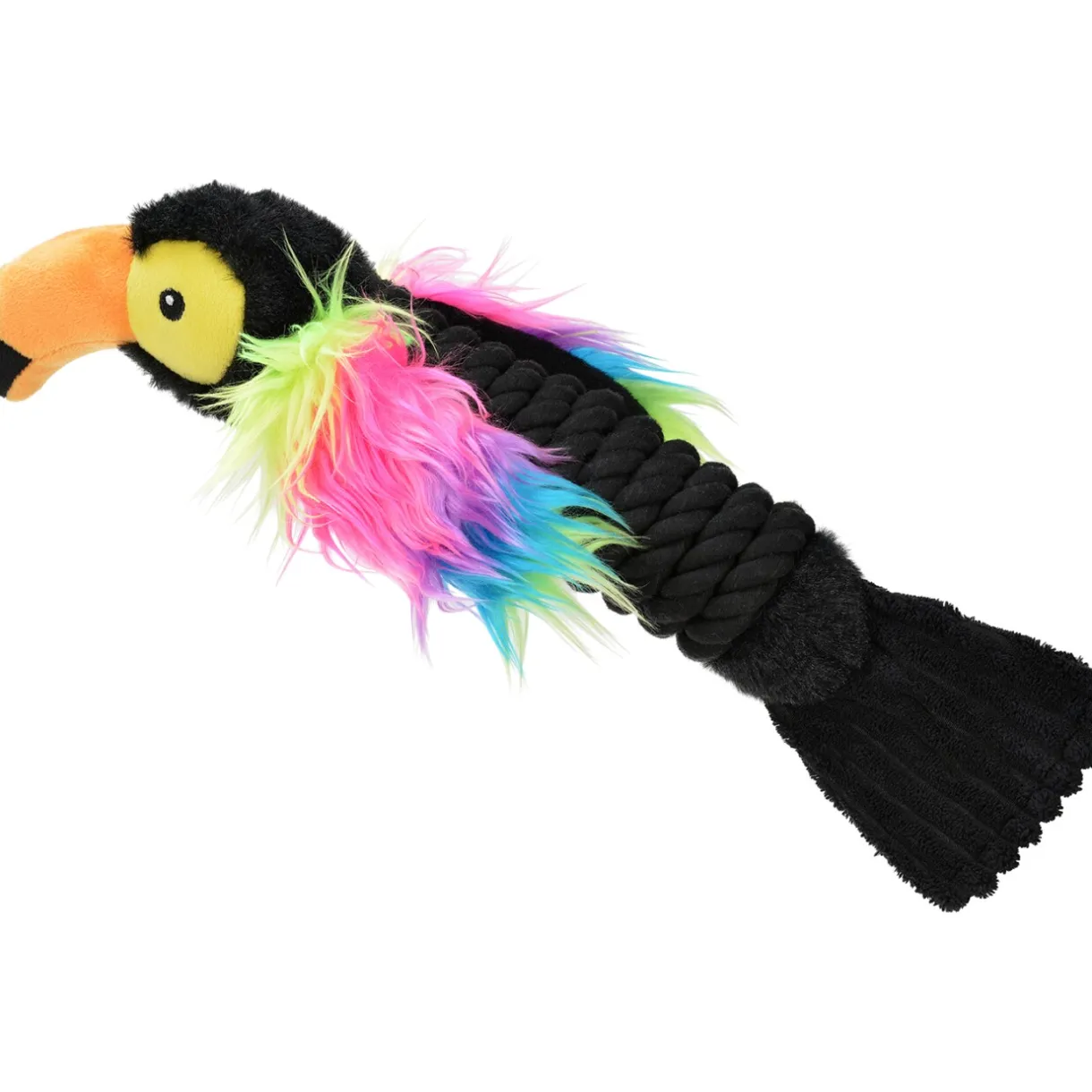 AniOne Dentition Et Soins Dentaires|Jouets^Jouet pour chien Toucan recouvert de corde M