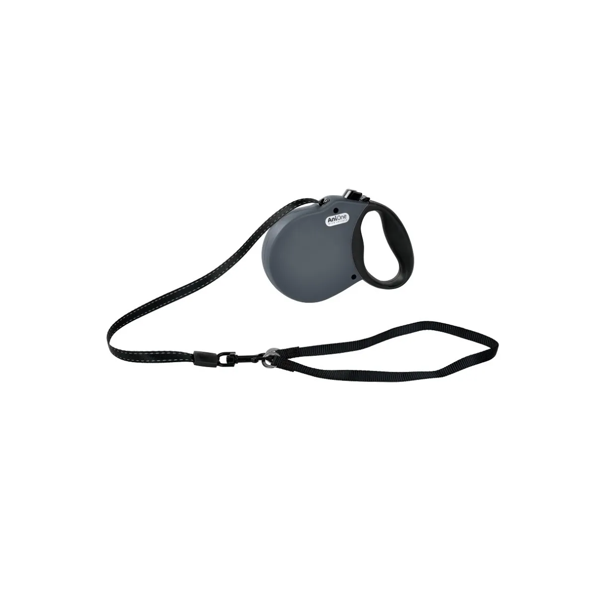 AniOne Laisses|Promener Son Chiot^Laisse à enrouleur Soft gris XS