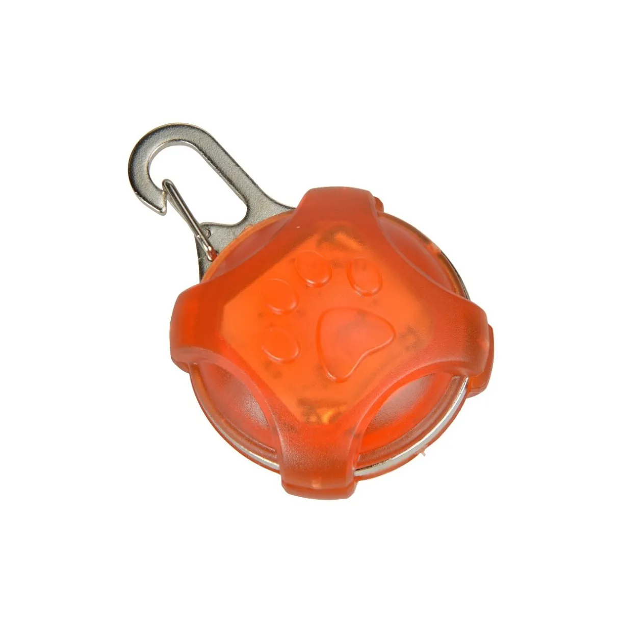 AniOne Securité Dans L'Obscurité|Promener Son Chiot^Pendentif clignotant à LED orange