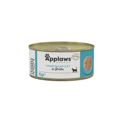 Applaws Nourriture Humide^Nourriture humide chat adulte en bouillon Filet de thon 24x70 g