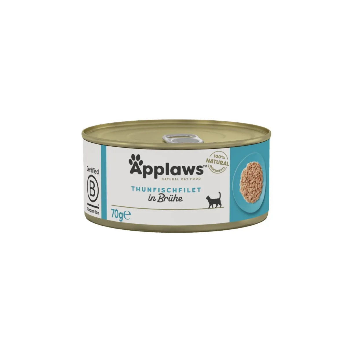 Applaws Nourriture Humide^Nourriture humide chat adulte en bouillon Filet de thon 24x70 g