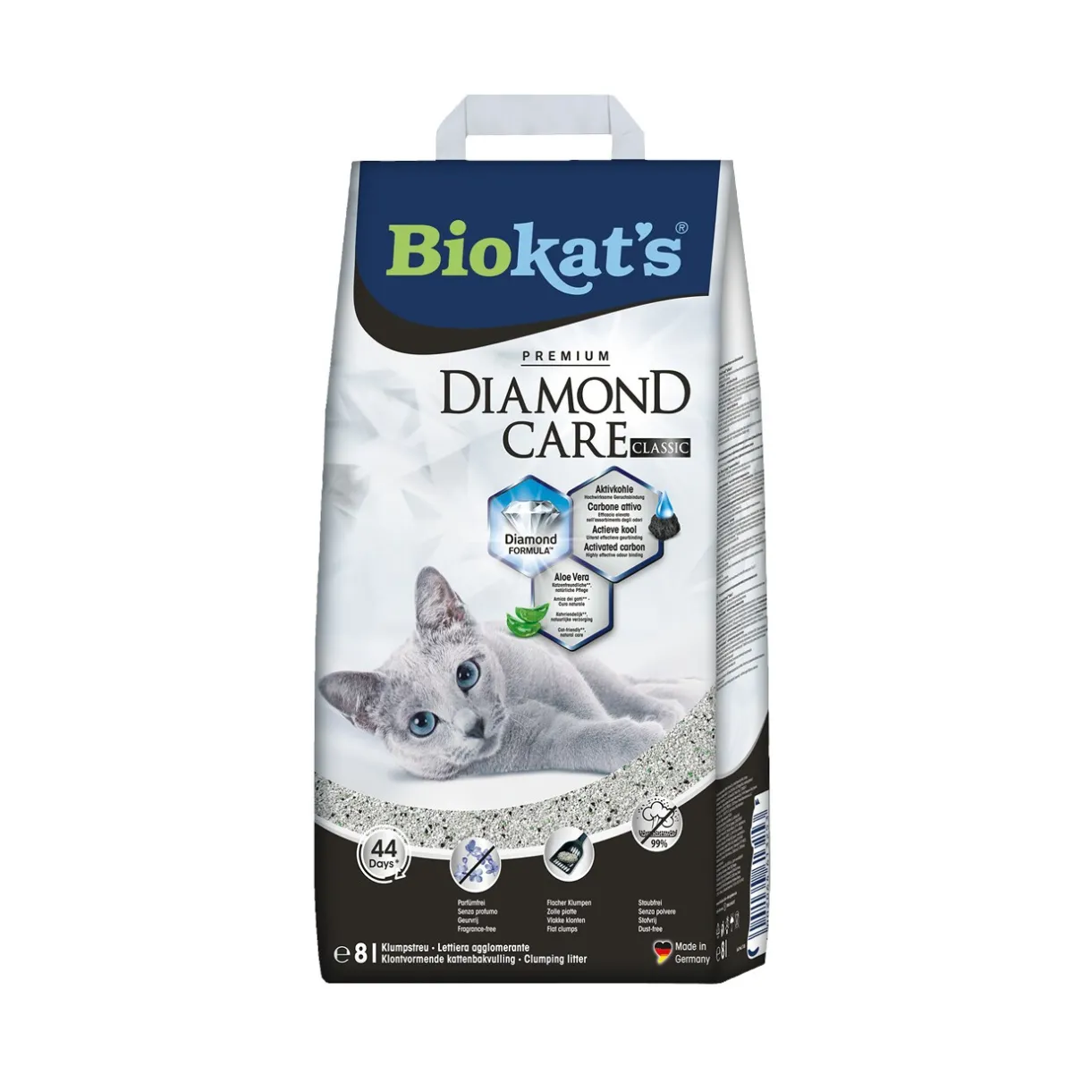 Biokat's Litière Pour Chat^Biokat’s Litière Diamond Care Classic 10 l