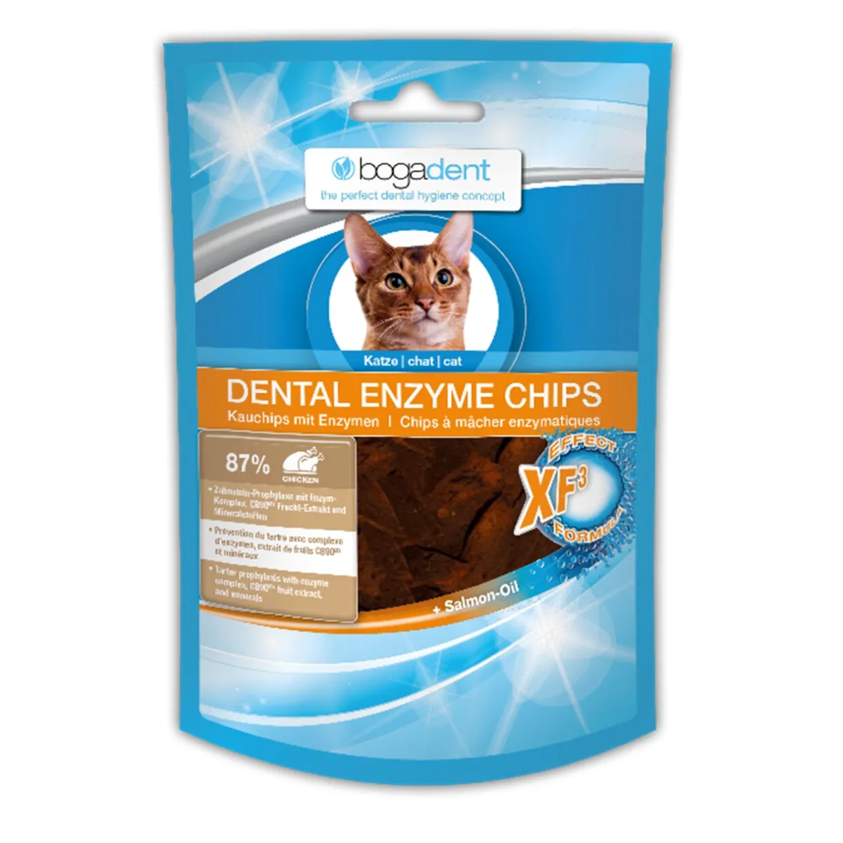 Bogadent Friandises^DENTAL ENZYMES CHIPS Chat 50 g Poulet