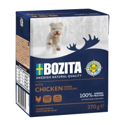 BOZITA Nourriture Humide|Nourriture^Nourriture humide pour chien Junior morceaux en gelée poulet 6 x 370 g