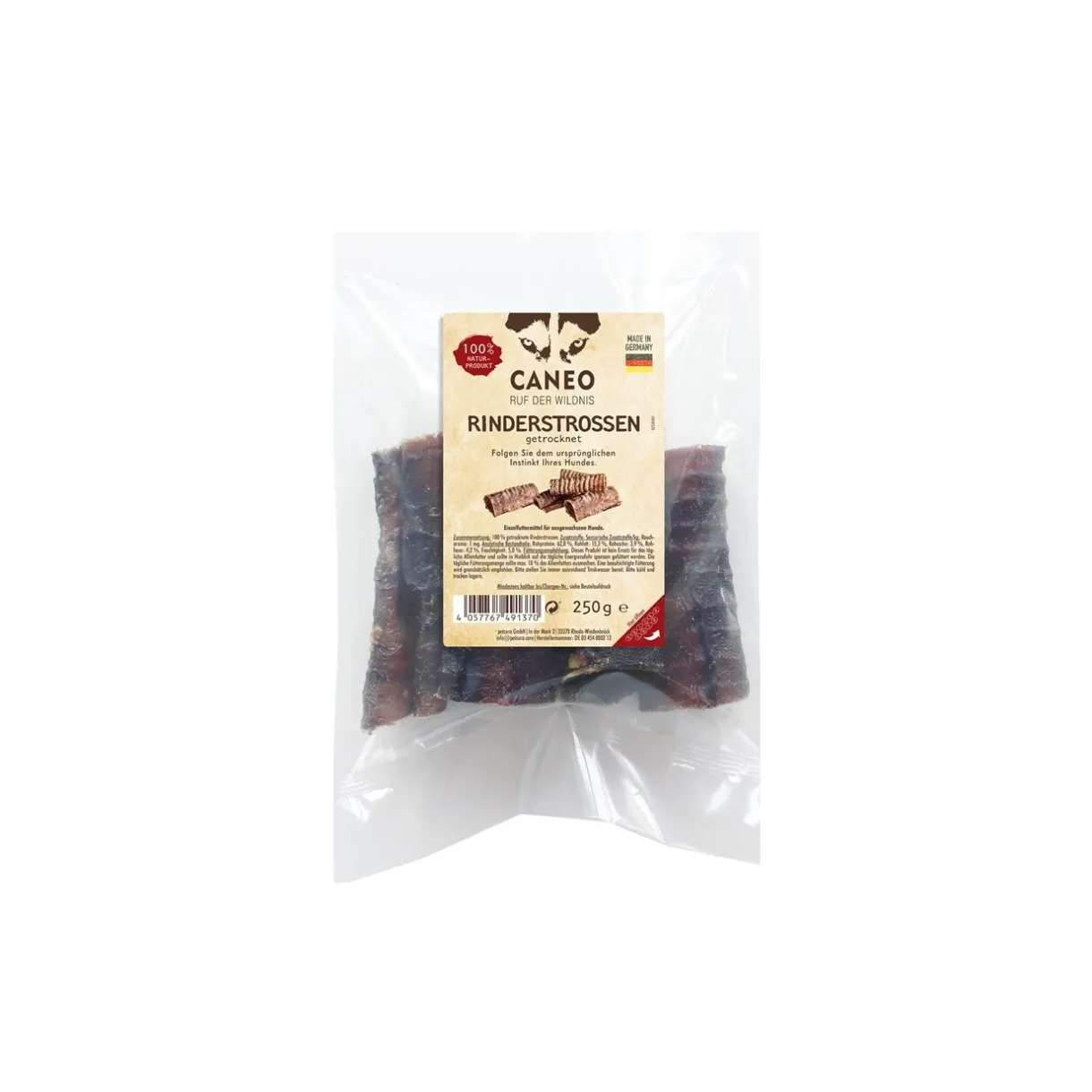 CANEO Friandises^Gorges de bœuf 250 g
