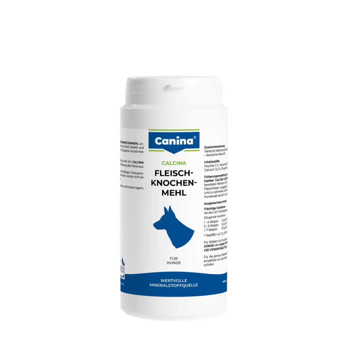 Canina Nourriture Supplémentaire^Poudre mixte viande et os Calcina 250 g
