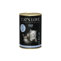 CAT'S LOVE Nourriture Humide|Nourriture^Nourriture humide chat junior Veau 6x400 g
