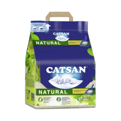 CATSAN Litière Pour Chat^Natural Litière agglomérante 8 l