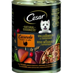 Cesar Nourriture Humide^Natural Goodness Dinde & riz complet 6x400 g