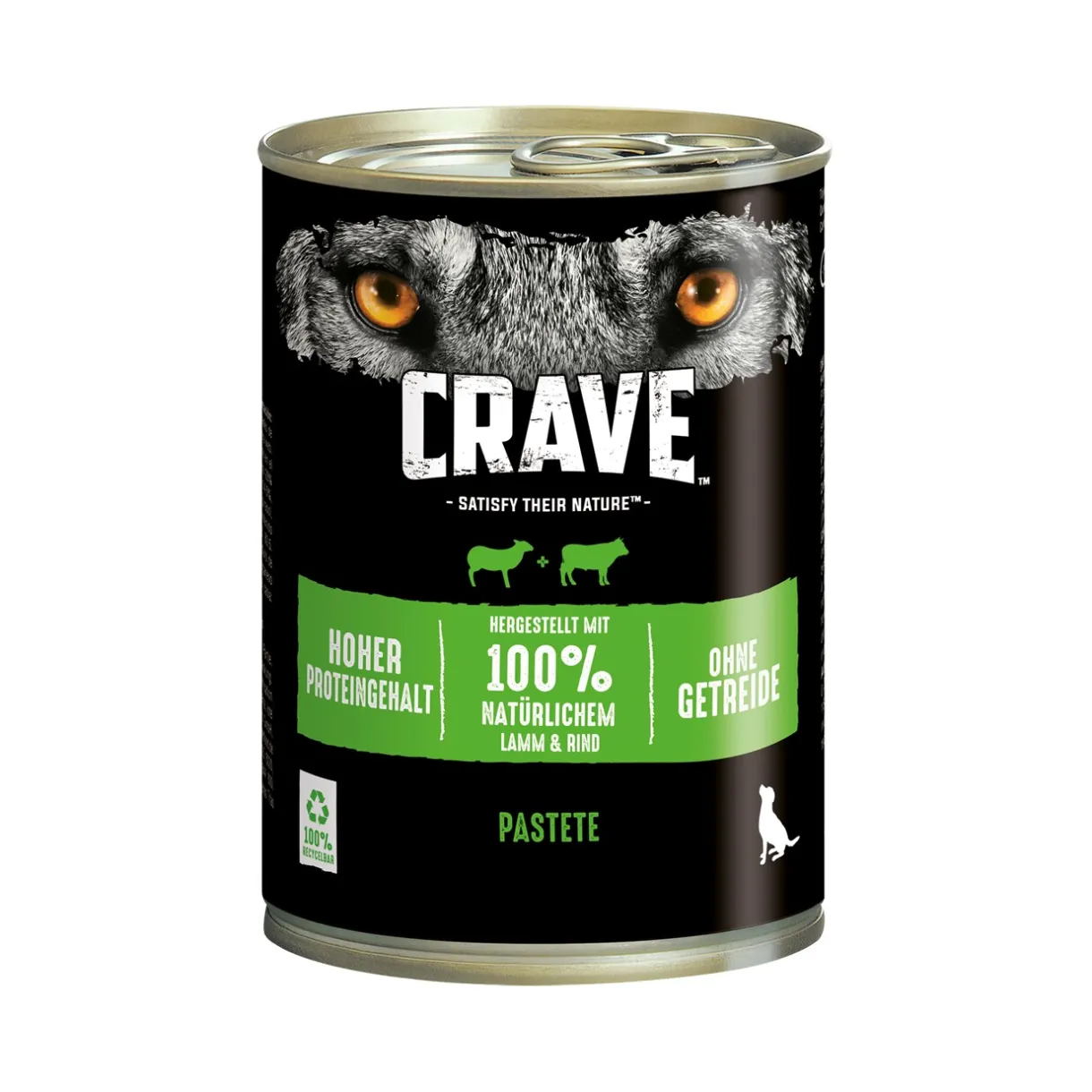 CRAVE Nourriture Humide^Conserve Adult Agneau et bœuf 6x400 g