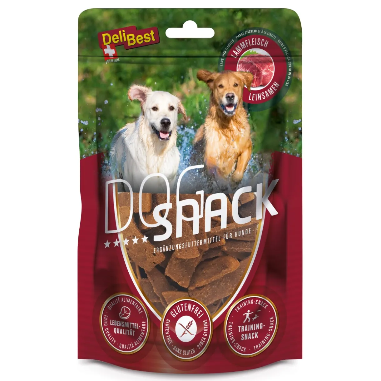 DeliBest Friandises^Snack pour chien 8 x 50g Agneau