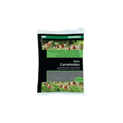 DENNERLE Substrat^Nano gravillons à crevettes 2 kg gris