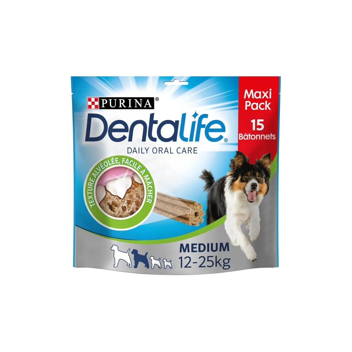 DentaLife Friandises^Daily Moyen Chien Bâtonnets à mâcher 15 pcs