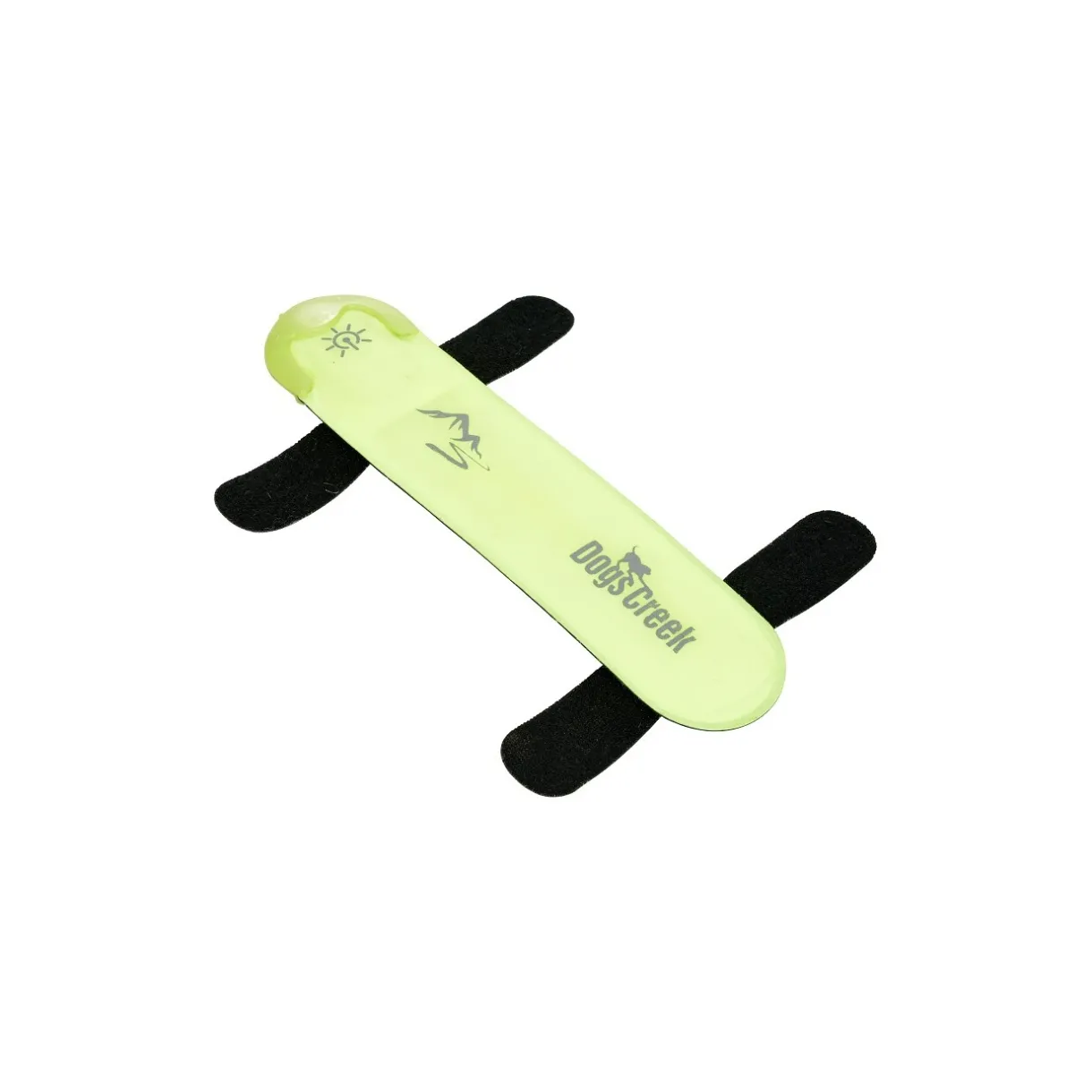 Dogs Creek Securité Dans L'Obscurité^Autocollant lumineux velcro Kuma jaune
