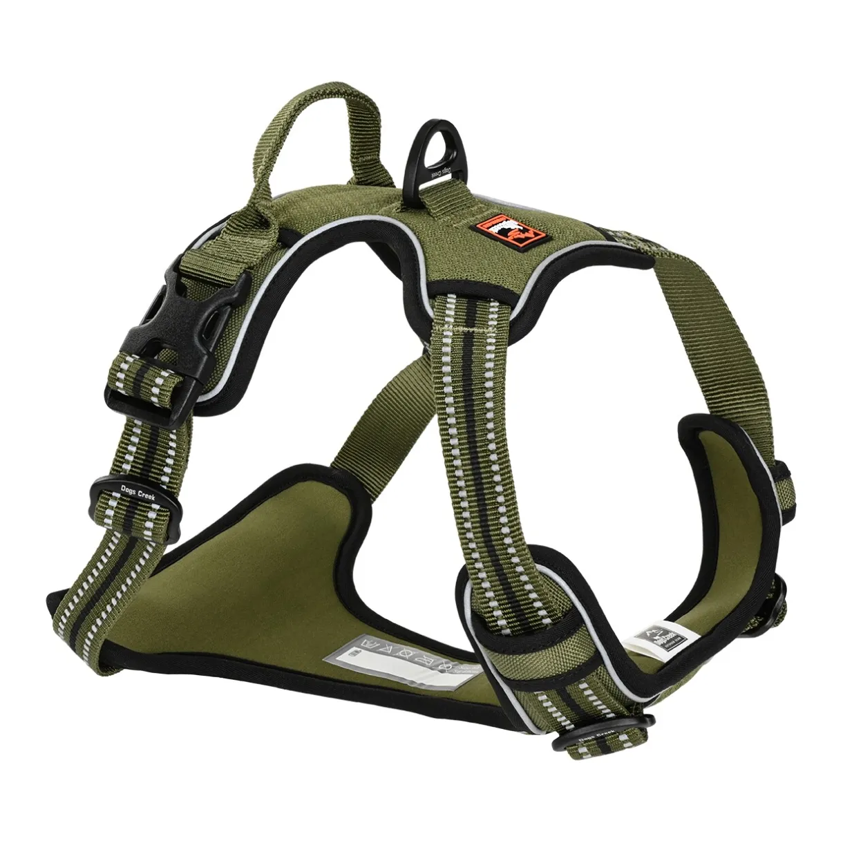 Dogs Creek Harnais Pour Chien^Harnais anti-traction Pathfinder vert S