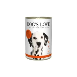 DOG'S LOVE Nourriture Humide^Amour de Chien Adulte Classique 6x400g Bœuf aux pommes & aux épinards
