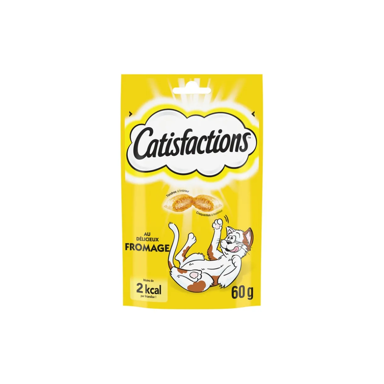 Dreamies Friandises^CATISFACTIONS Friandises pour chat et chaton 6 x 60 g Fromage