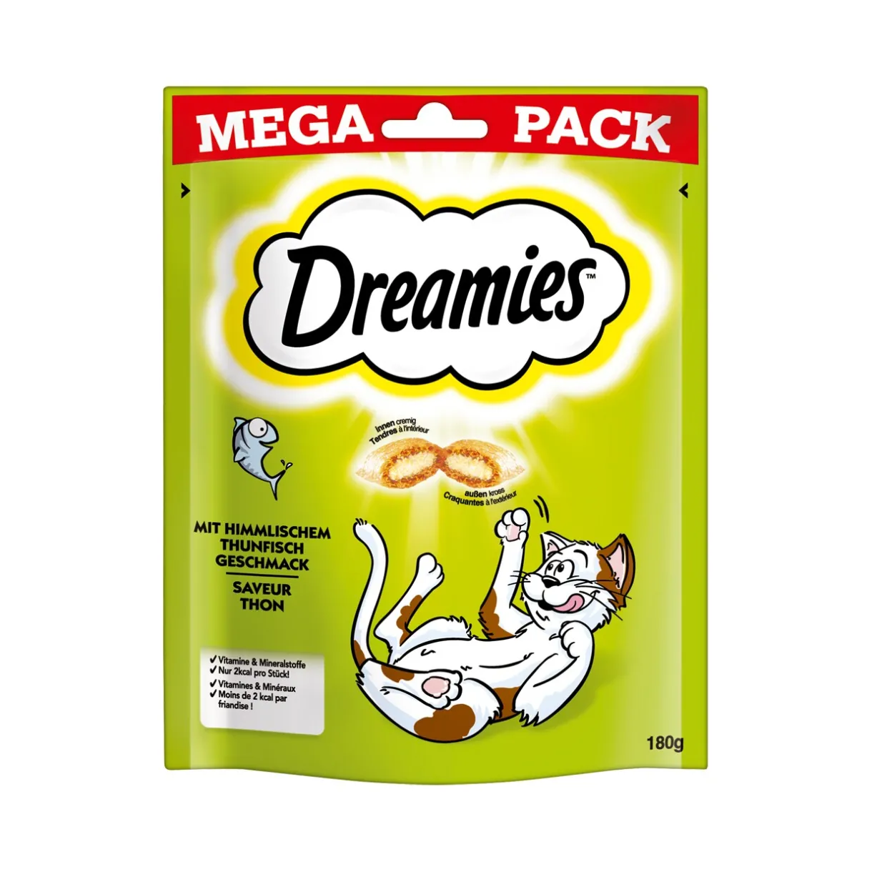 Dreamies Friandises|Nourriture^Mega Pack 180 g Thon