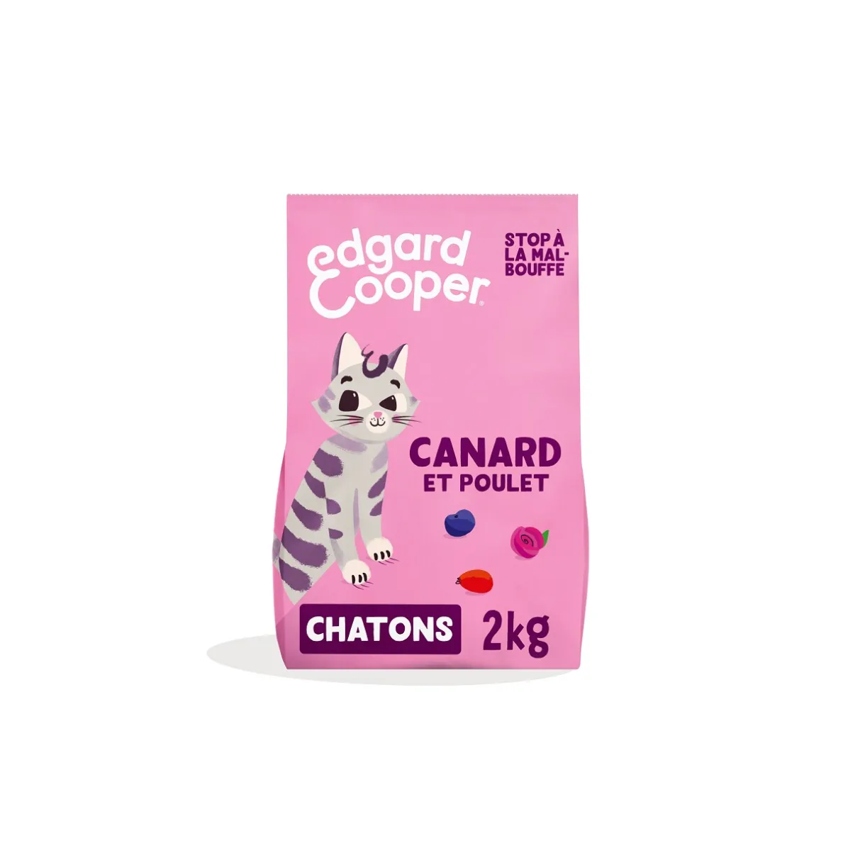 Edgard & Cooper Croquettes Pour Chat|Nourriture^Croquettes Canard & Poulet Chat Junior 2 kg