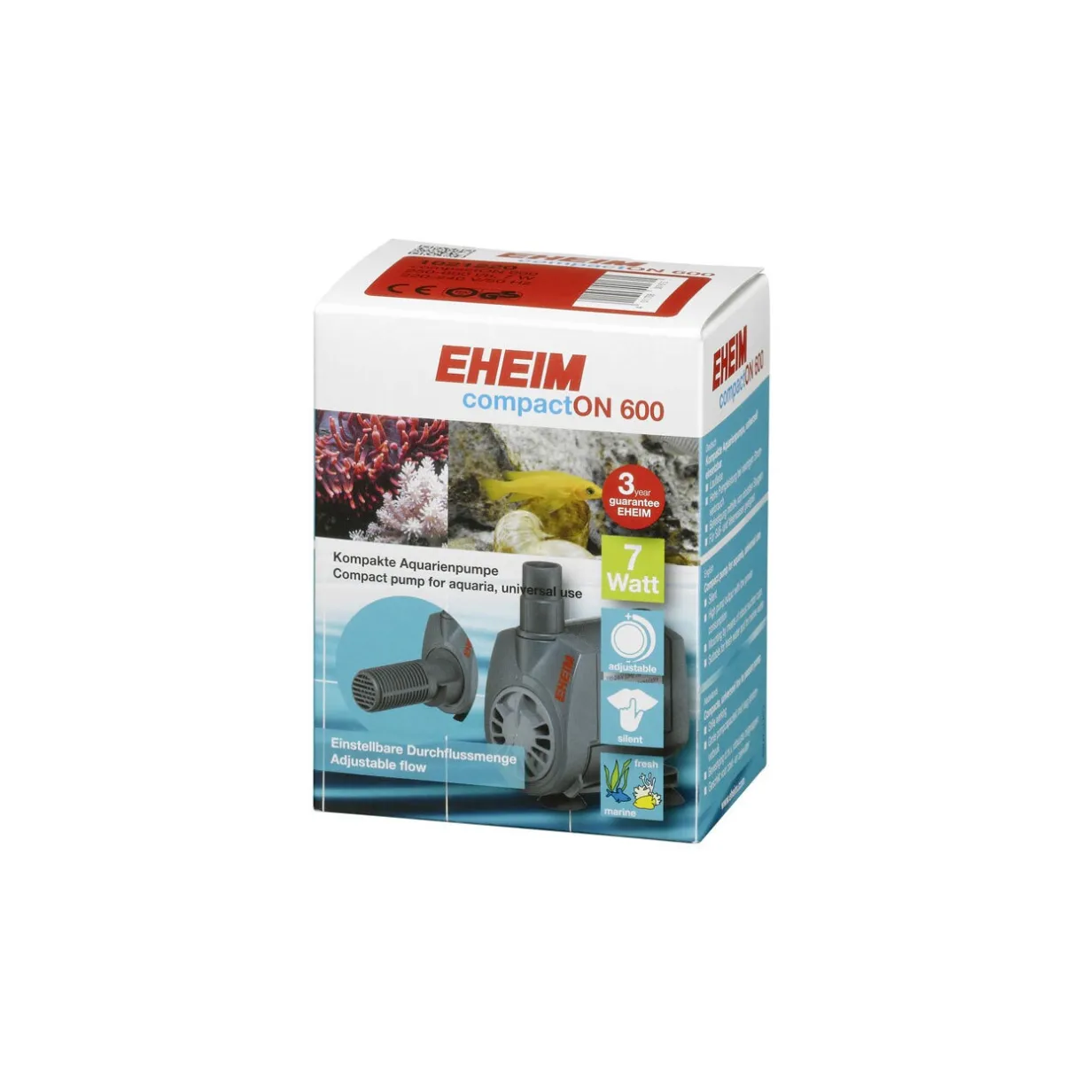 EHEIM Pompes^la pompe d’aquarium CompactON 600