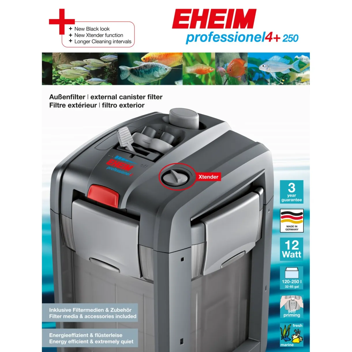 EHEIM Filtre^professionnel 4+ 250