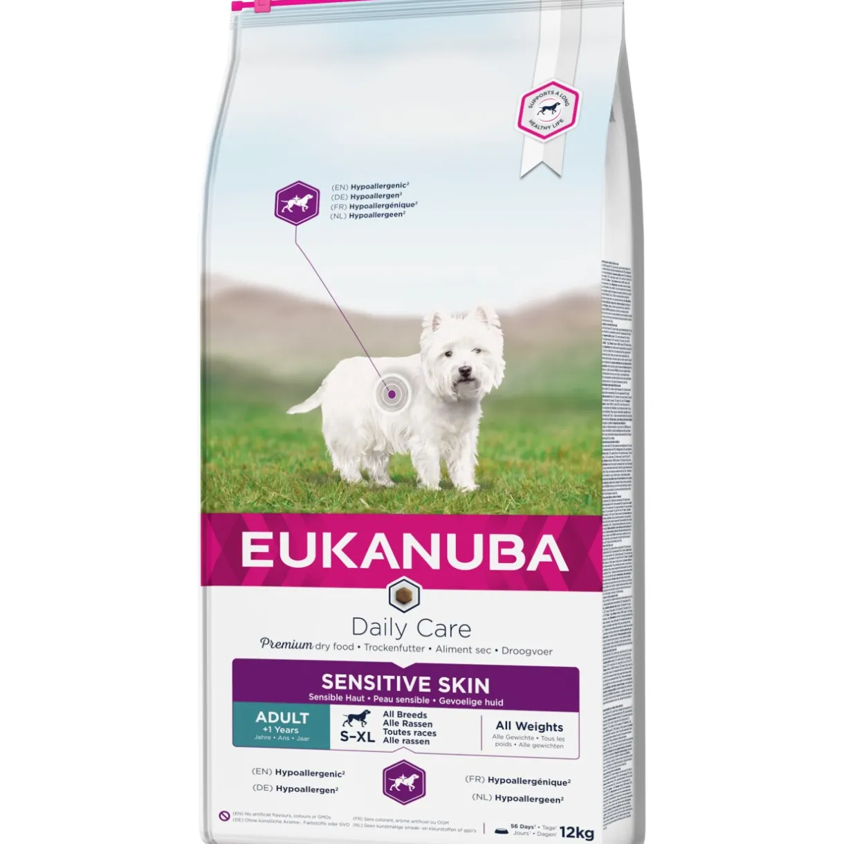 EUKANUBA Croquettes^Daily Care Peau sensible 12 kg