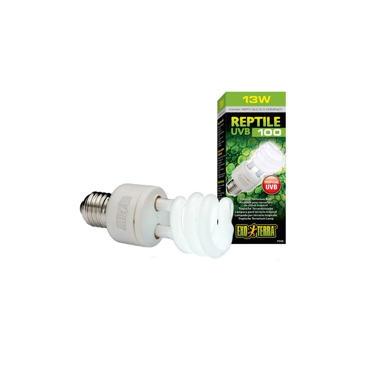 Exo Terra Éclairage^Lampe tropicale E27 Reptile 5.0 13 W