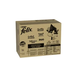 Felix Nourriture Humide^Aussi bon que beau 120x85 g Double friandise