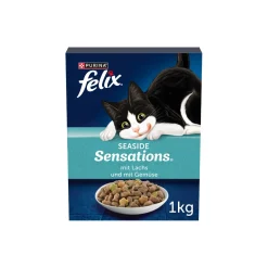 Felix Croquettes Pour Chat^Seaside Sensations Saumon & Légumes 1 kg