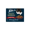 Felix Nourriture Humide^Tasty Shreds 10 x 80 g Variété de saveurs du pays