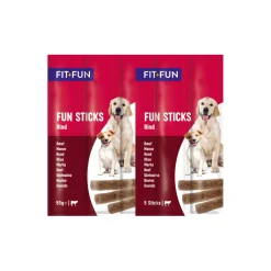 FIT+FUN Friandises|Nourriture^Bâtonnets 20 x 55 g Bœuf