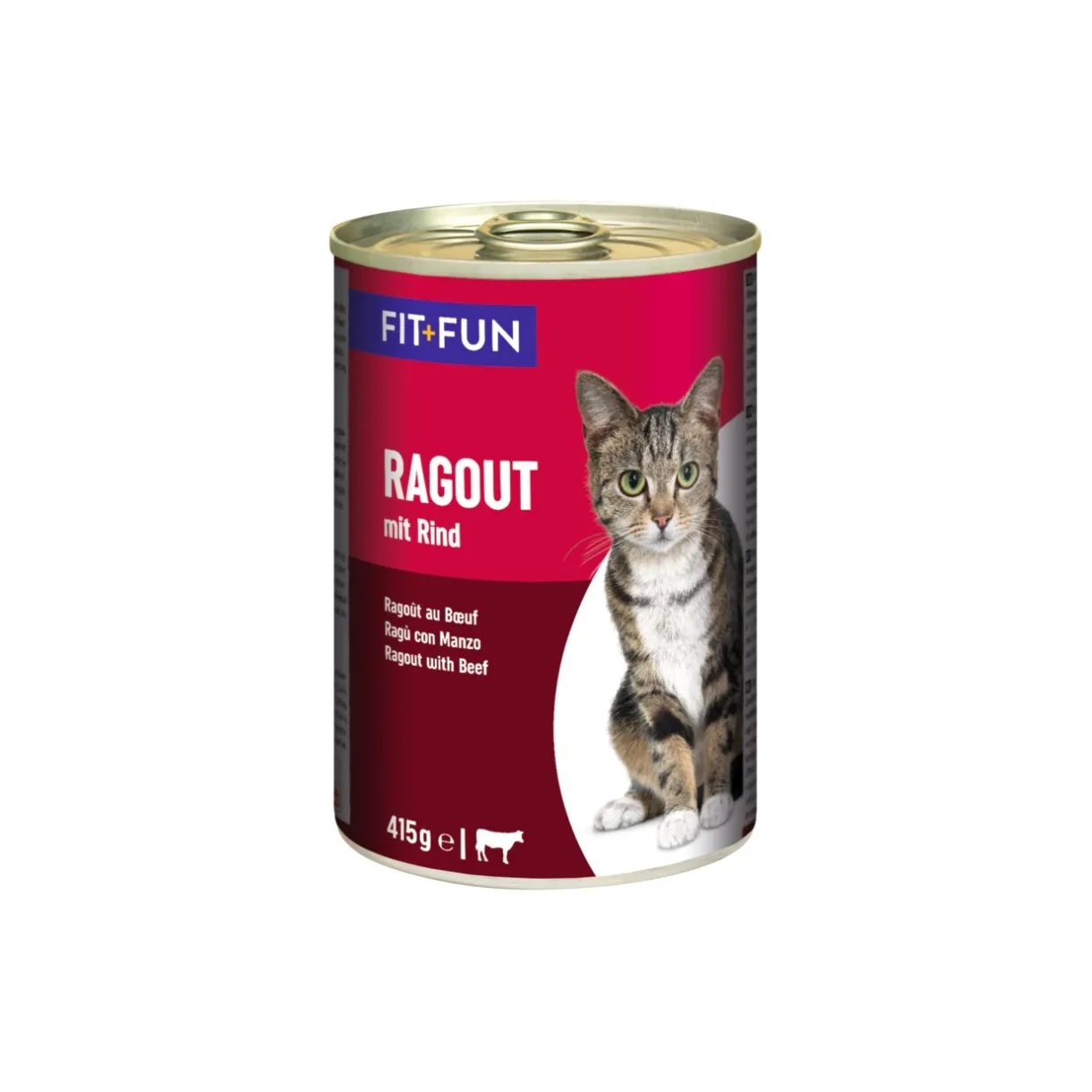 FIT+FUN Nourriture Humide^Fit + Fun Ragoût Bœuf 12x415 g